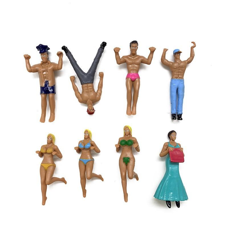 

Creative Characters Cup Rim Hanging Ornaments Dolls Micro Landscape Cup Hanging Figures Model Toys