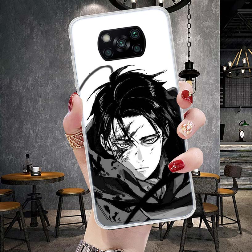 Titan Attack Levi Phone Case For Xiaomi Redmi 15C 15 13C 13 Poco X5 X6 X7 F7 Ultra M7 12C 12 10 10C 9C 9A 9T 9 Fundas Poco X3 X4