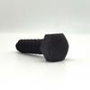 304 Stainless Steel External Hex Self-Tapping Wood Screws, US/UK Standard, White Washed & Blackened, 5/16".