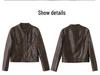 Women's Genuine Leather Baseball Jacket - Spring/Autumn 2025, Haining Sheepskin, Small Size, Short Coat.