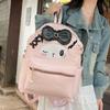 College Style Two-dimensional Leather Cartoon Rabbit Backpack Campus Feeling New Daily Girl Backpack