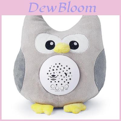 New Cross-border Children's Animal Starry Sky Projector With Lights And Music Unicorn And Elephant Plush Toy