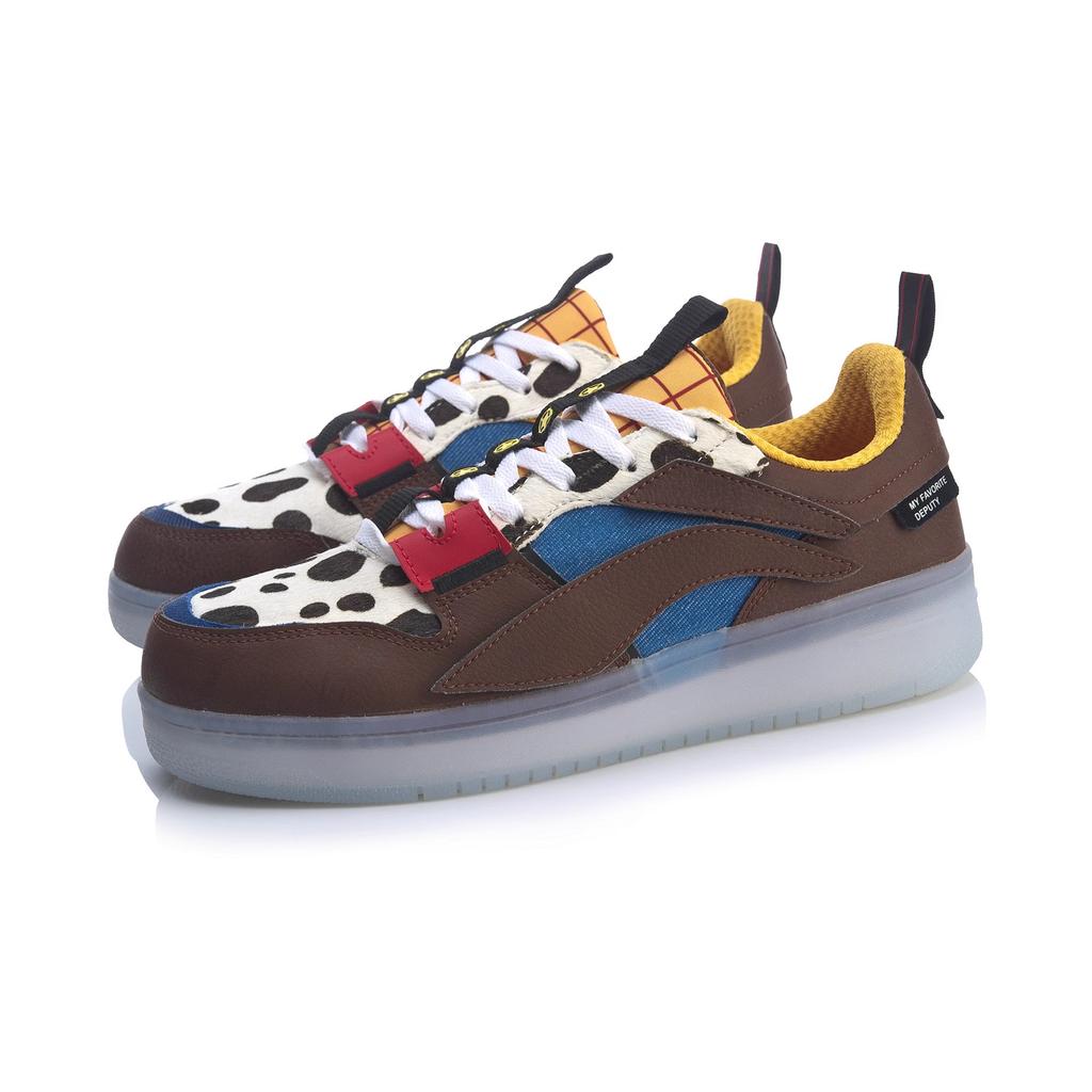 New Li Ning Classic Leisure Low X Toy Story 'Dark Brown Yellow Red' AGCP223-1
