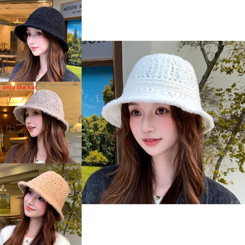 Fashionable Knitted Fishermans Hat With Hollow Out Design For Spring And Fall Fashion Accessory
