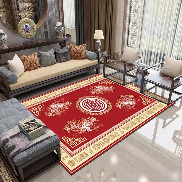 Koberec v čínském stylu Vintage koberec do předsíně Obývací pokoj Ložnice Kuchyň Národní pokoj Domácí dekor Koberec Rohožka