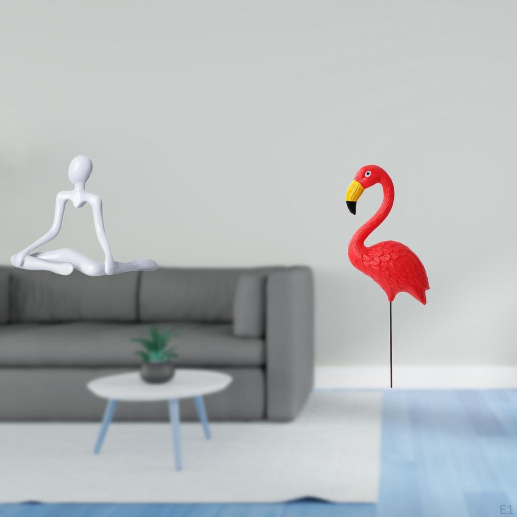 Creative Abstract Thinker Bird Statue Figurine Unique Decorative Sculpture Ornament for Entrance