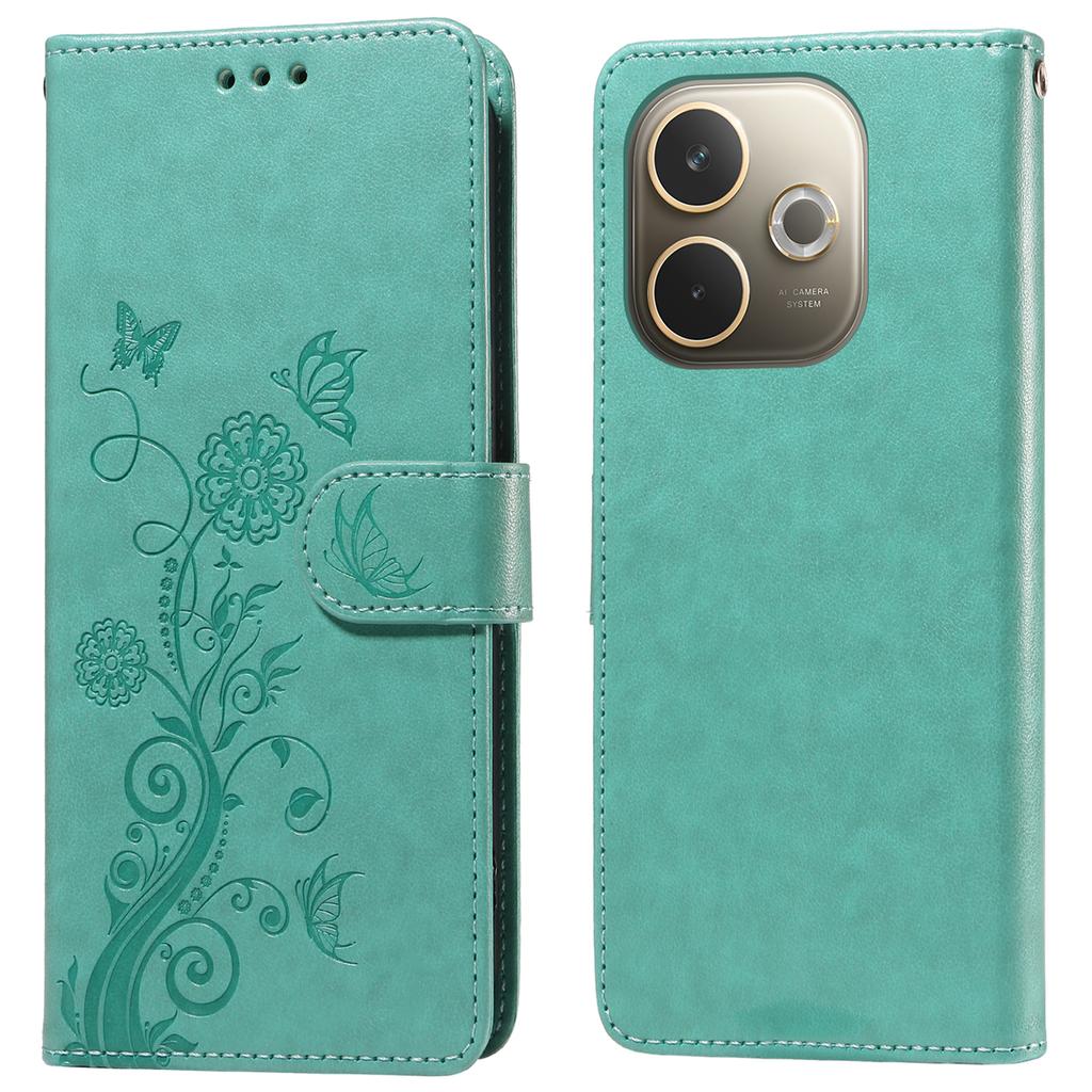 For Oppo A5 Pro 5G/A5 Vitality Edition Case Butterfly Floral Imprint Wallet Stand Leather Phone Cover