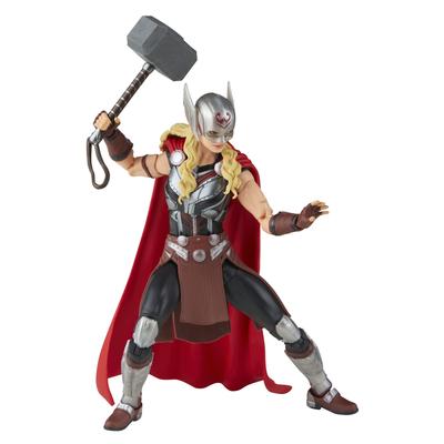 Hasbro Marvel Legends Series Thor: Love and Thunder Mighty Thor F1060 Authentic 6-inch (15cm) Action Figure with 4 Accessories and Build-a-Figure