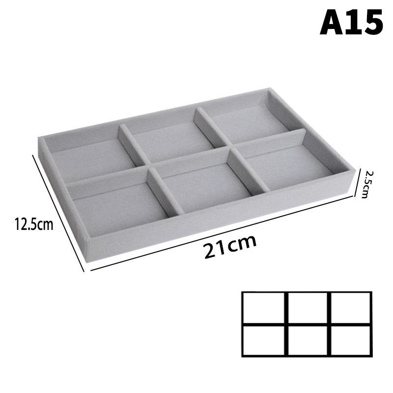 Velvet Jewelry Box Tray Storage Jewellery Holder For Ring Earrings Necklace Bracelet Display Box For Jewelry Classification Box