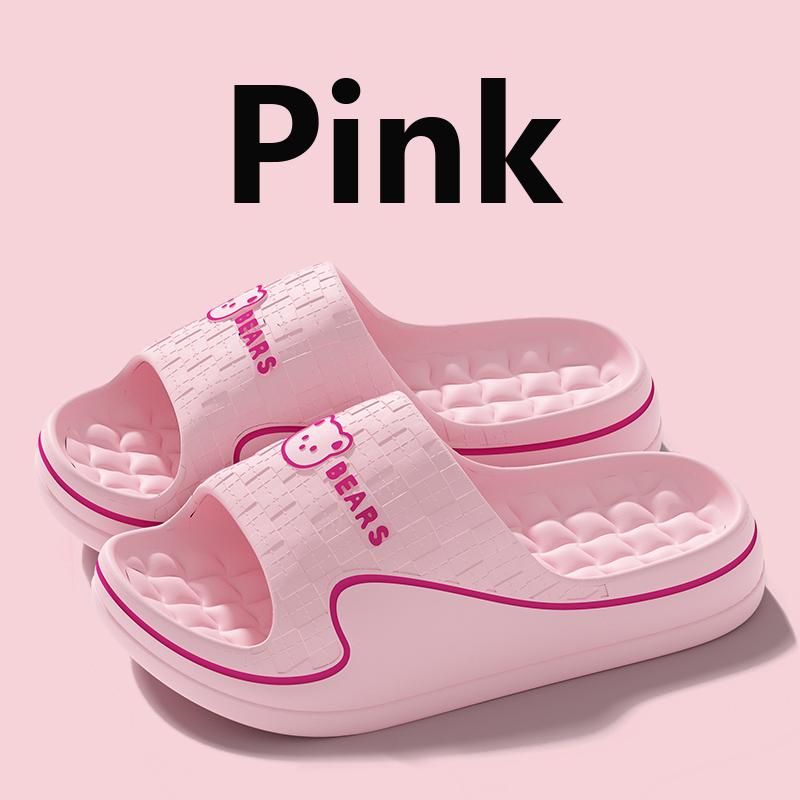 Summer Slide Slippers Women Men New Anti-Slip Bathroom Home Slippers Indoor House Shoes Shower Sandals