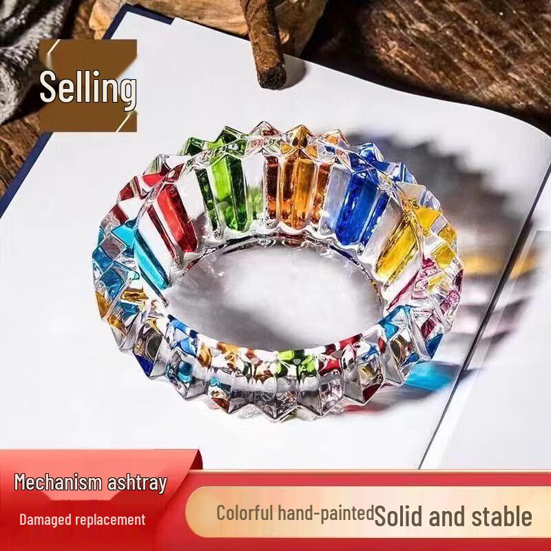 European Style Crystal Glass Ashtray