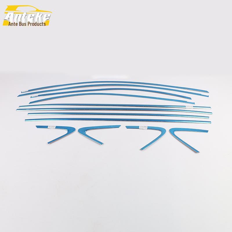 Compatible avec 19 modèles de voitures Levin: Bandes anti-rayures pour bord de porte et garniture de fenêtre en acier inoxydable.