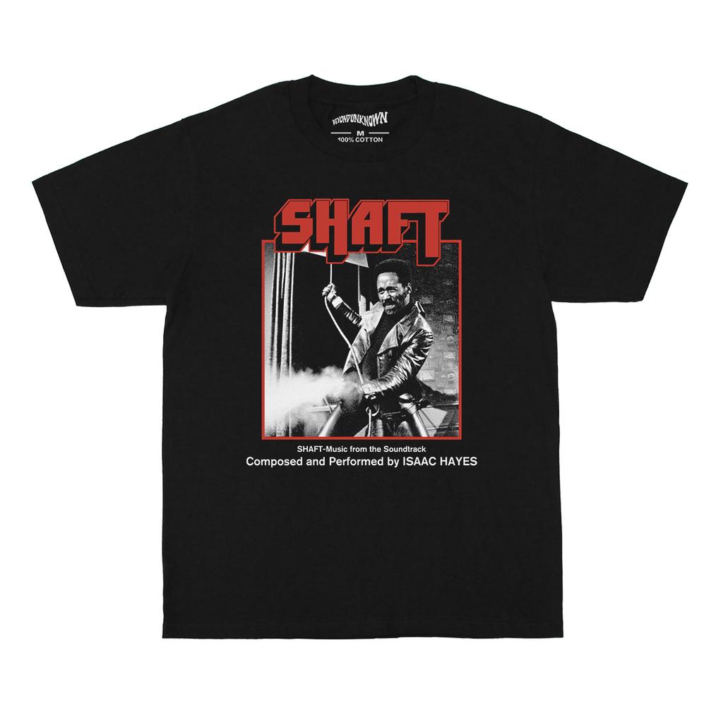 Shaft Isaac Hayes T Shirt Movie S Jazz Funk Soul Cult Soundtrack Purple Rain Washed Cotton Mens Summer Cool Printed Shirt
