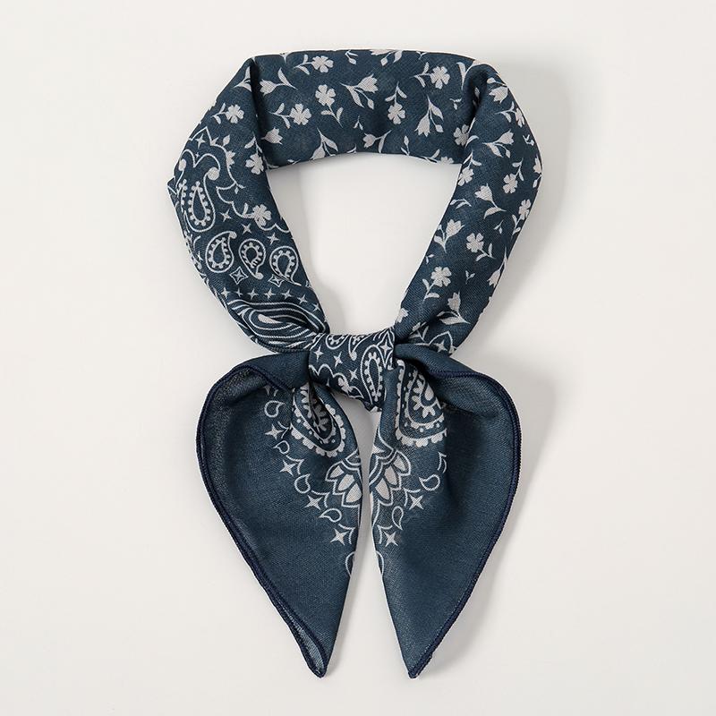 Fashion Paisley Print Cotton Hairbands Scarf Women  New Elagant Bandana Neck Kerchief Head Bands Foulard Female Scarfs