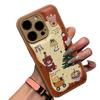 Cute bear Christmas tree for iPhone17Promax mobile phone case Apple 16 candy air cushion 15 fine holes 14