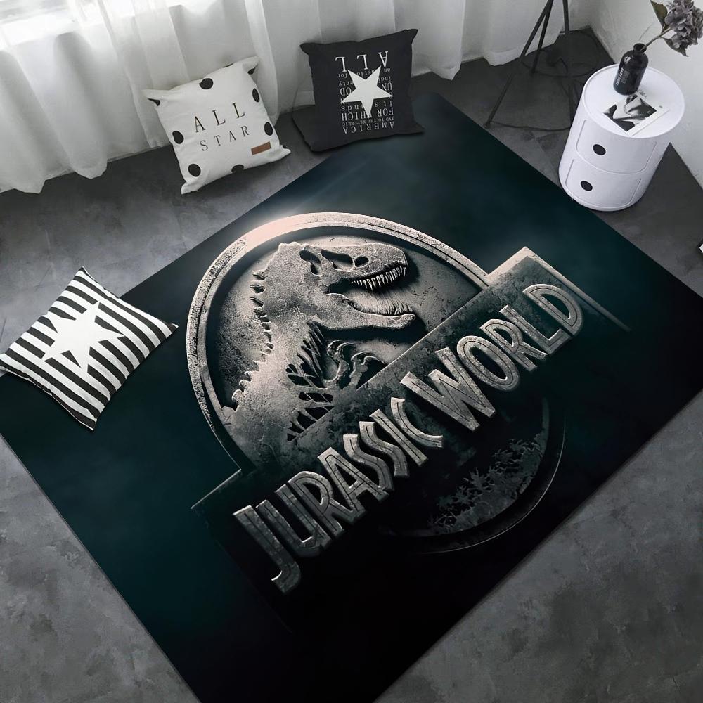 Jurassic Park Room Mats Washable Non-Slip Living Room Sofa Chairs Area Mat Kitchen Alfombra