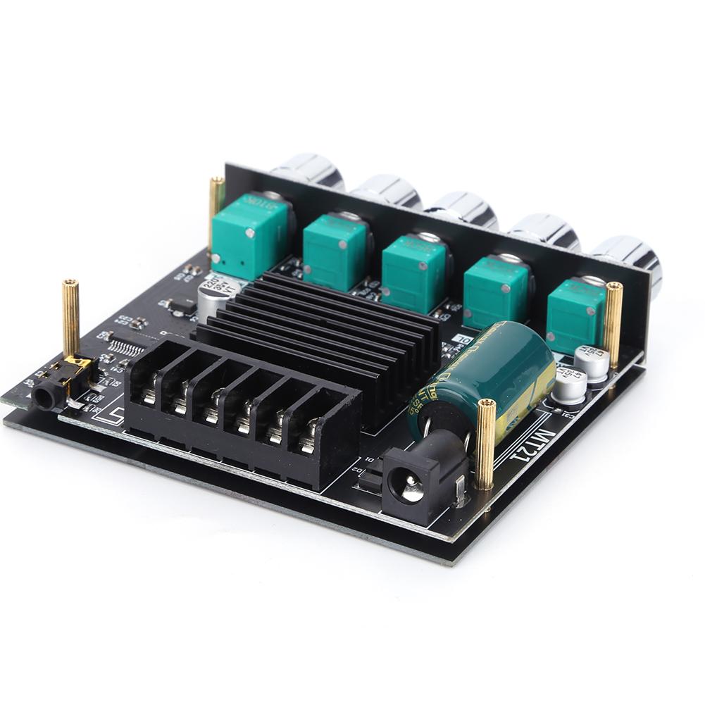 ZK-MT21 2x50W+100W 2.1 Channel Subwoofer Digital Power Amplifier Board AUX 12V 24V Audio Stereo Bluetooth 5.0 Bass Amp for Home