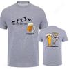 Fashion Skeleton Enjoying FRIDAY Beer Day Tees Back Print Men's T-Shirt Finally Friday for Drink Lover Male Oversized Clothing