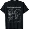 Lustiges Katzenphysik-Humor-Design Was Katzen wirklich denken T-Shirt