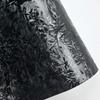 Vinil adeziv negru din sticlă de carbon forjată mată pentru autocolante pentru motociclete Autocolante autocolante pentru vehicule pe folie de ambalare a capotei