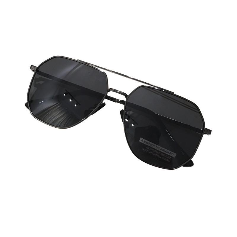 Mens Retro Sun Glasses With Uv380 Protection For Cycling And Driving In Stylish Black Frame