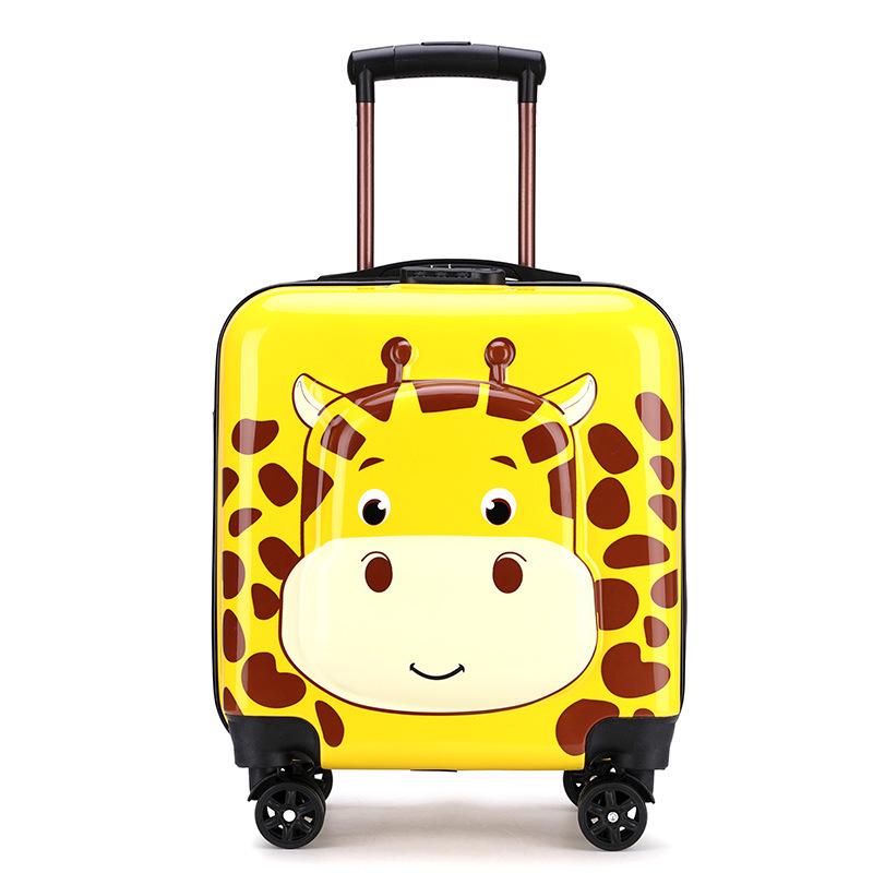 Children's Travel Trolley Suitcase - Universal Wheel, Password Lock, Gift Box