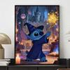 Disney Diamond Painting Wizard Stitch DIY Diamond Art Painting Set for Home Office Decoration Handmade Gifts