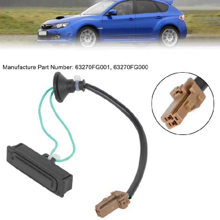 Tailgate Hatches Trunk Handle Switch Accessory 63270-FG001 63270FG001 Tailgate Switch Trunk Release Switch Replacement