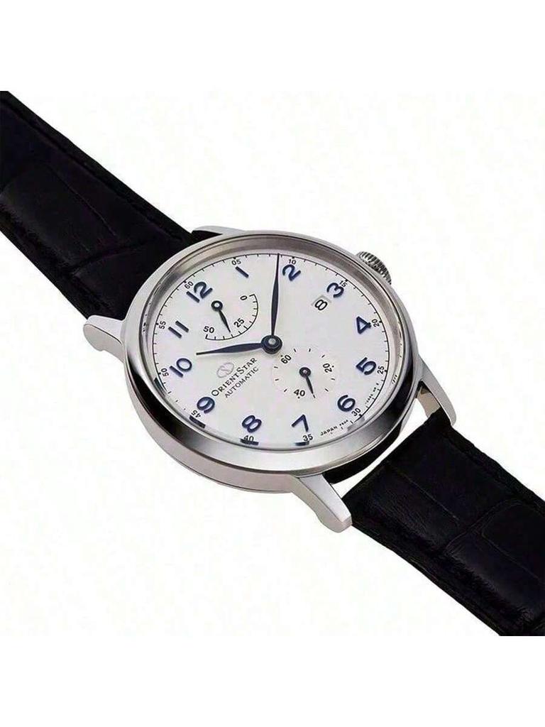 orient Heritage Men's Fashionable Genuine Leather Strap Mechanical Automatic Watch RE-AW0004S00B