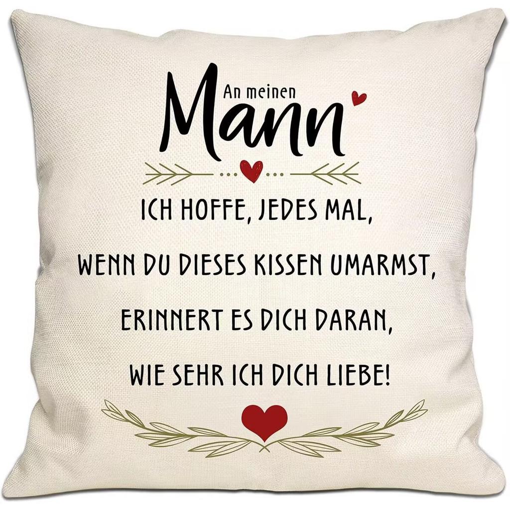 New Pillowcases for Family Sentiment for Mother's Day Valentine's Day Linen