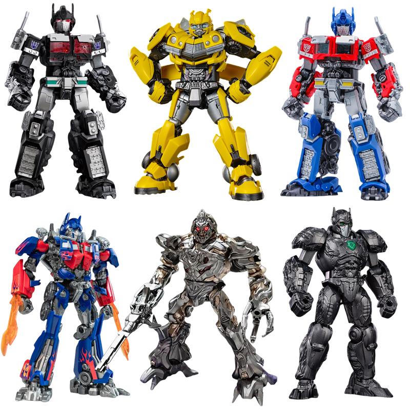 Transformers: Rise of the Beasts Optimus Prime Robot Toys Bumblebee Action Figures Assembling Building Blocks Children Gift