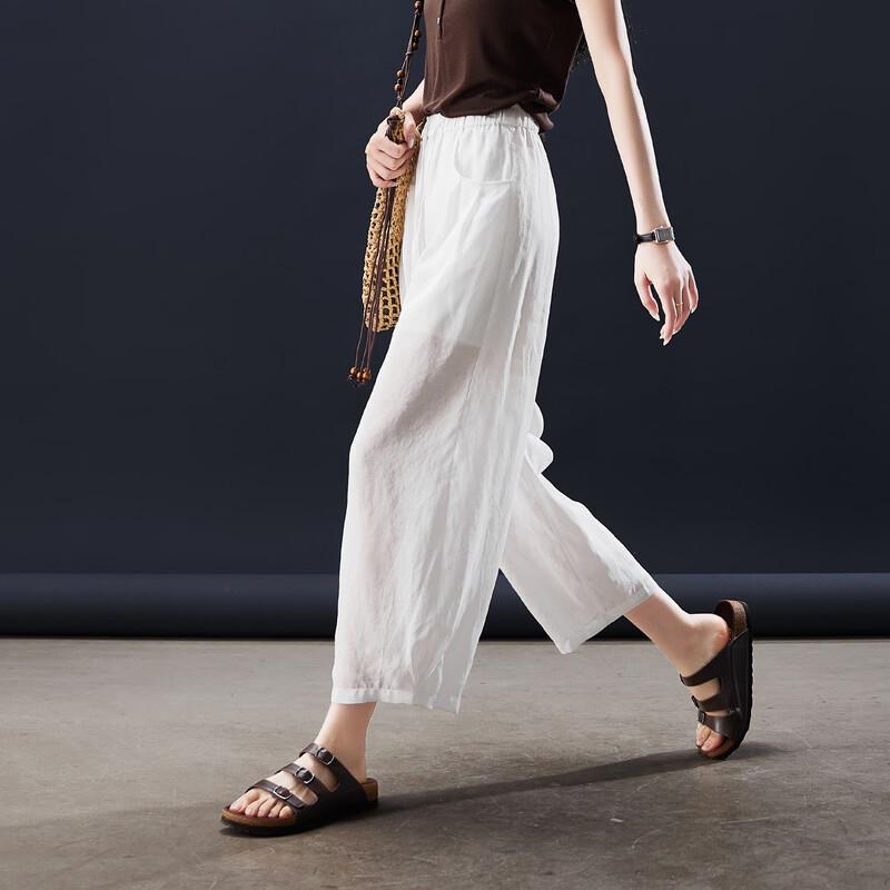 SOFSIL Women s Tencel Ramie Harem Pants 28/L