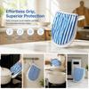 2PCS Heat Resistant Kitchen Oven Glove Mini Cooking Mitten  Microwave Oven Casserole Pot