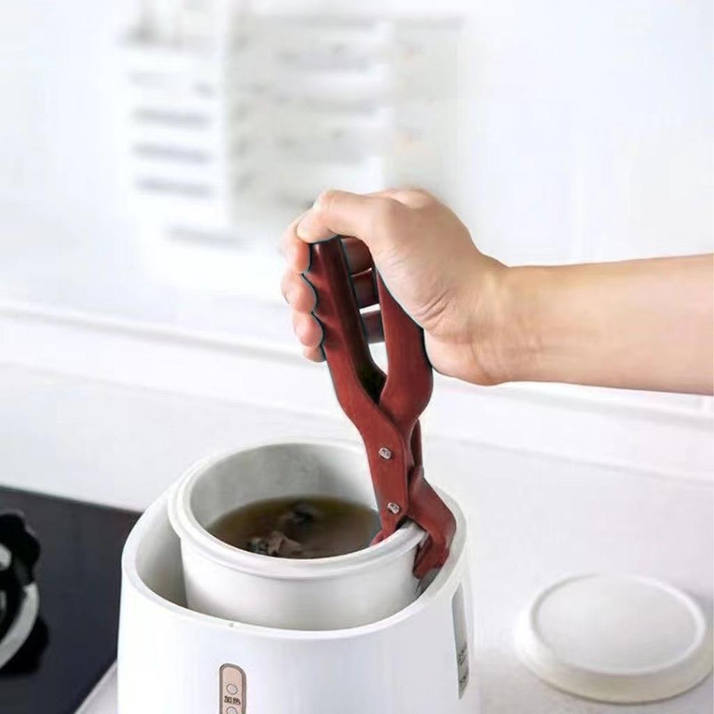 Hot Plate   Clips Multifunction Portable Prevent Slip Anti Scald Bowl Dish Clip Tongs for Kitchen Camping