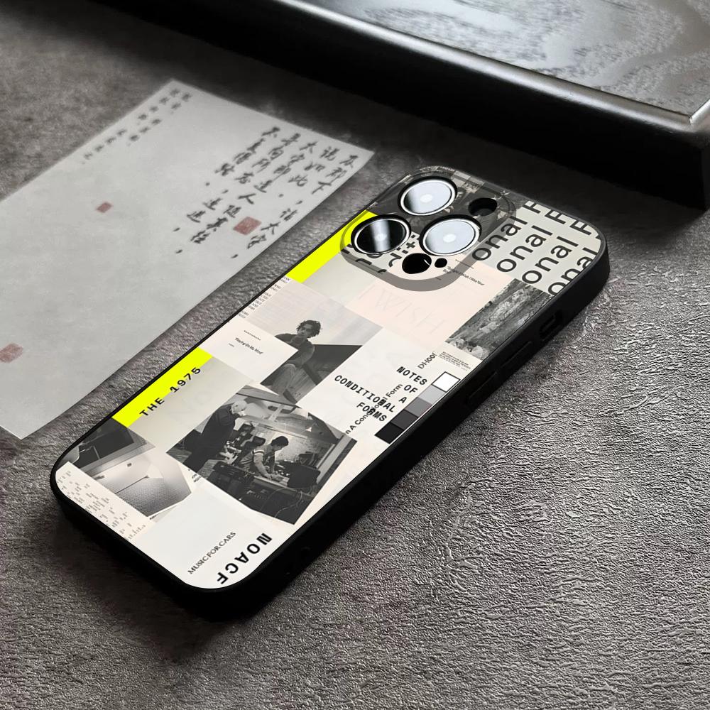 

Band Rock The 1975 Phone Case for 15 Pro Max iphone 14 Pro Max 12 13 Mini 11 Xr X Xs 8 7 Plus Silicone Back Cover iPhone15 Pro