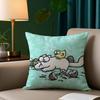 Cartoon Niedliche S-Simons Katze Kissenbezug Plüschstoff Weicher Kissenbezug Doppelseitiger Druck Sofakissenbezug Überwurf