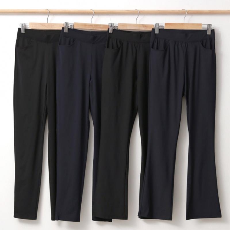 Shop   Women S Cool 9 10 Bootcut Stretch waiSt pantS Black Se.w Wpt 3401 Black Z