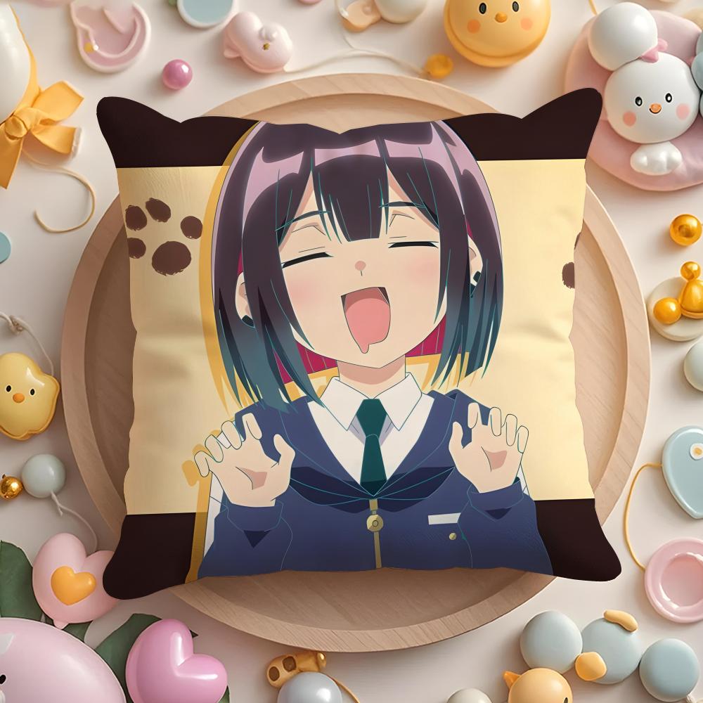 B-Bad G-Girl Anime Cushion Cover Home & Car Multi-Scene Pillow Cover - Reversible, Soft & Durable for Daily Use