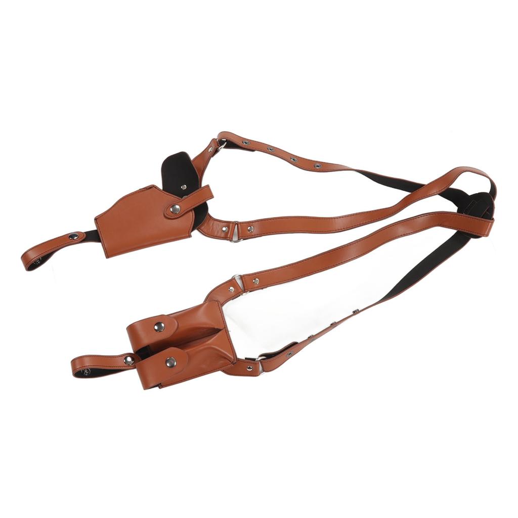 Left Right Hand Shoulder Shooting Tool Bag PU Leather Double Shoulder Shooting Tool Holder Hunting Accessories