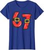 Funny Santa Says Six Seven Christmas 67 Meme Xmas Ladies' V-Neck Tshirt