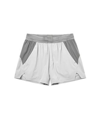 Goyoweeo [Synectics Friction] 5-Inch Air Grid Running Shorts (Concrete Gray)