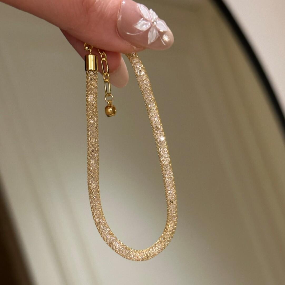 Fashion Italian Money Bag Bracelet Luxury High-end Giant Sparkle Diamond Handmade Exquisite Jewelry