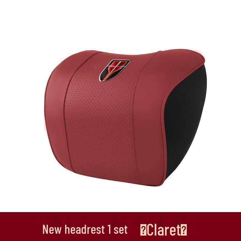 

Compatible with Hongqi HS5, H5, HS7, H7, H9: Luxury Neck Support Pillow and Lumbar Cushion for Car Headrest. Memory Foam Headrest - 1 Piece