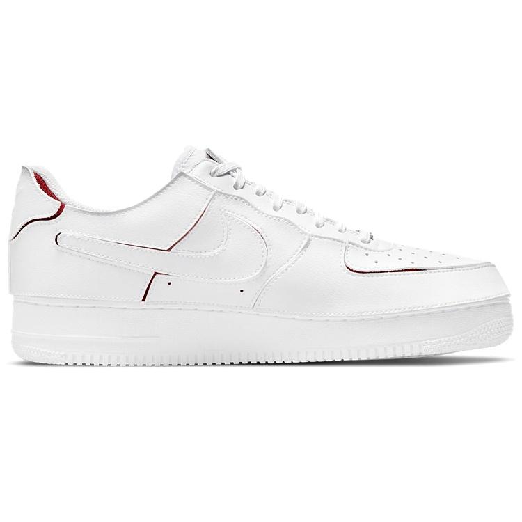 Nike Air Force 1/1 'White Varsity Red' Men's DC9895-100