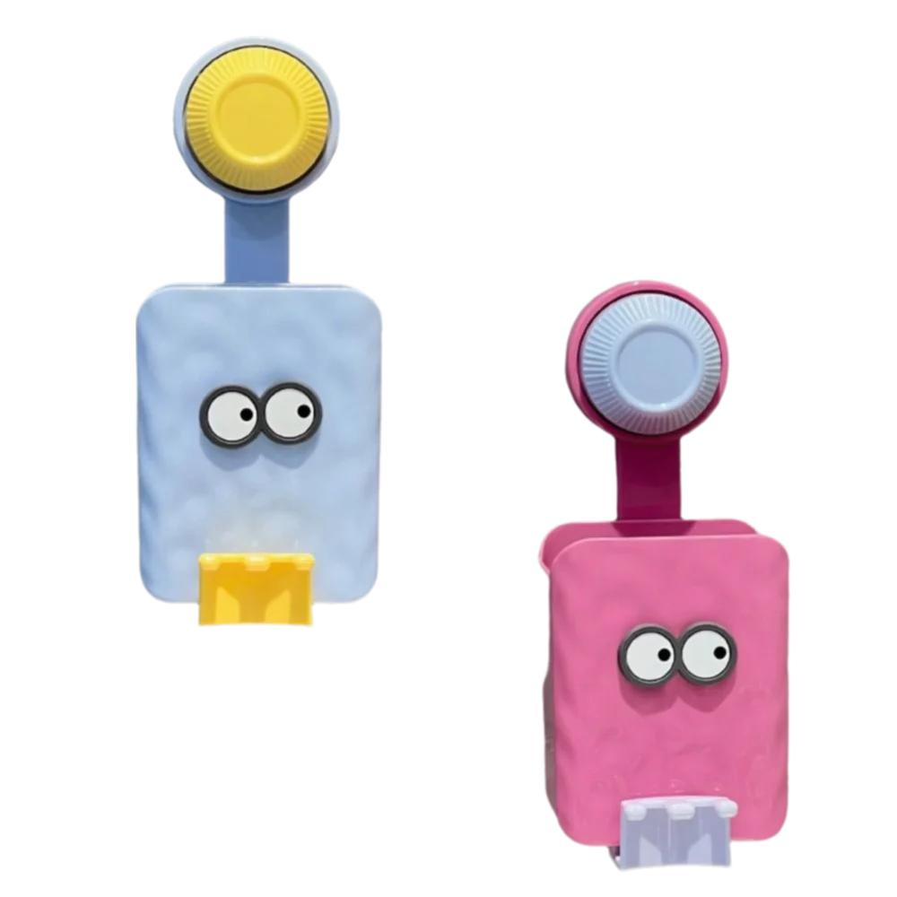 Cartoon Zahnbürstenbecher Wandmontiert Home Storage Lochfreies Lagerregal Zahnbürstenhalter für Badezimmerzubehör