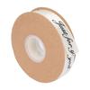 2,5 cm Satinbandrolle 45 yd Druck Nur für Dich Polyester für DIY Hochzeitsdekoration Geburtstagstorte Verpackung Beige