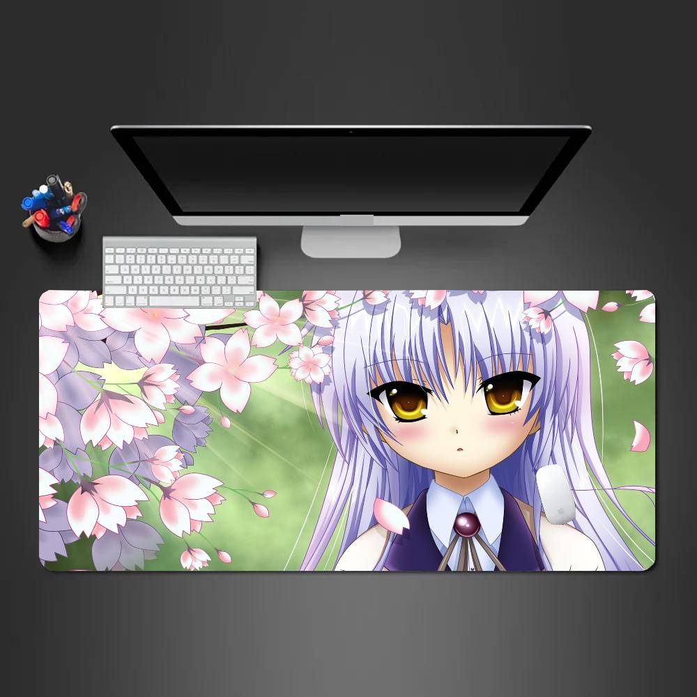 Tachibana Kanade Anime A-Angel Beats Mousepad Mouse Mat Desk Mat With Pad Gaming Accessories Prime Gaming XXL Keyboard Pad Pad