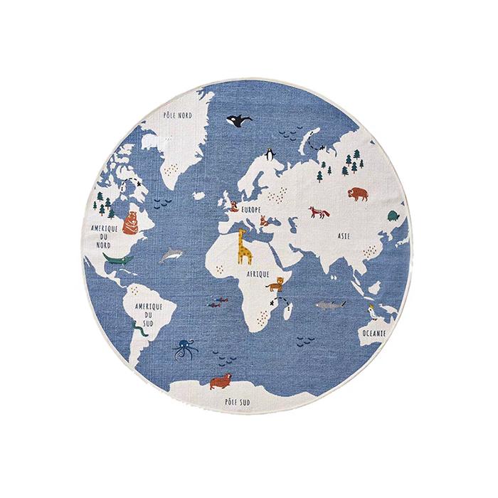Print Round Carpet – Anti-Slip Kids