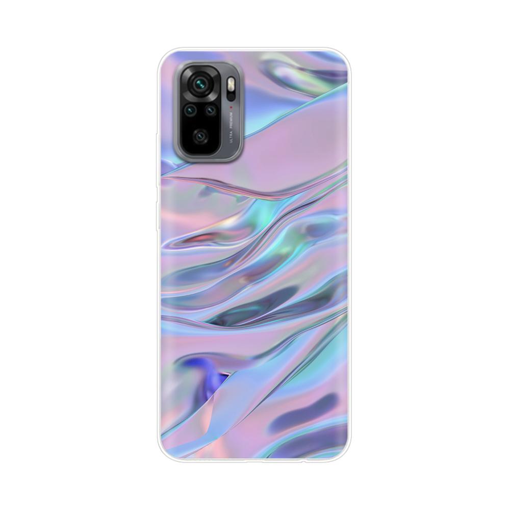 Silikon Blumen Handyhülle Für Xiaomi Redmi Note 10 Hülle 6.43'' Schöne TPU Rückseite Für Xiomi Redmi Note10 Pro Bumper Hüllen