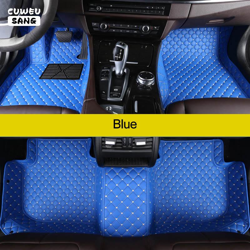 CUWEUSANG Custom Car Floor Mats For Mercedes Benz S-CLASS W221 W222 W223 Z223 V223 2005-2023 Auto Carpets Foot Coche Accessorie UO4